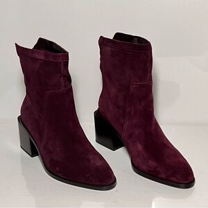 Vince Camuto Kortimy Water-Repellent Suede Mid-Shaft Boots